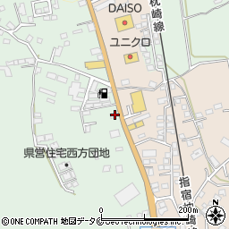 鹿児島県指宿市西方2164周辺の地図