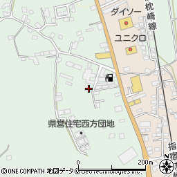 鹿児島県指宿市西方2158周辺の地図