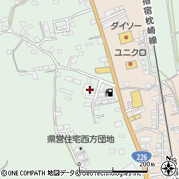 鹿児島県指宿市西方2165周辺の地図