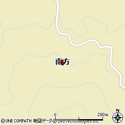 鹿児島県肝属郡肝付町南方周辺の地図