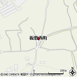 鹿児島県枕崎市板敷西町周辺の地図