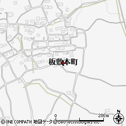 鹿児島県枕崎市板敷本町周辺の地図