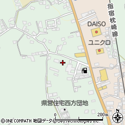 鹿児島県指宿市西方2152-1周辺の地図