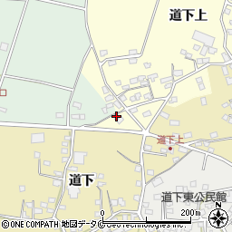 鹿児島県指宿市西方165周辺の地図