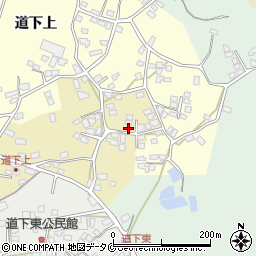 鹿児島県指宿市西方420周辺の地図