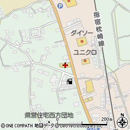 鹿児島県指宿市西方2166周辺の地図