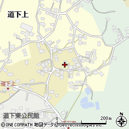 鹿児島県指宿市西方421周辺の地図