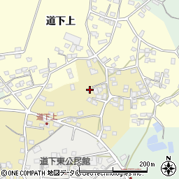 鹿児島県指宿市西方438周辺の地図