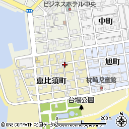 鹿児島県枕崎市恵比須町84周辺の地図