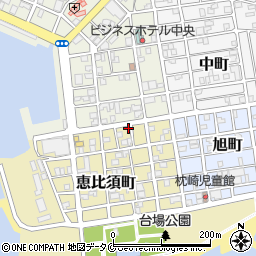 鹿児島県枕崎市恵比須町100周辺の地図