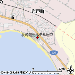 岩戸荘周辺の地図