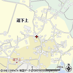 鹿児島県指宿市西方444周辺の地図