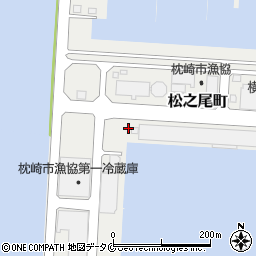 鹿児島県枕崎市松之尾町周辺の地図