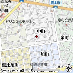 鹿児島県枕崎市中町112周辺の地図