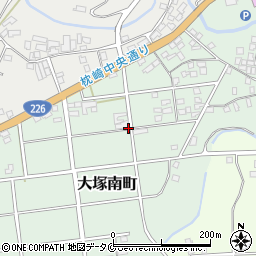 鹿児島県枕崎市大塚南町周辺の地図