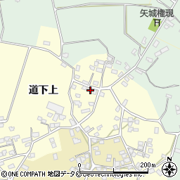 鹿児島県指宿市西方388周辺の地図