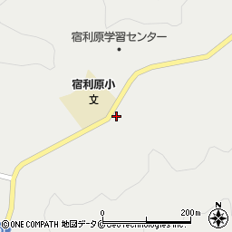 宿利原簡易郵便局周辺の地図