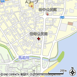 田畑公民館周辺の地図