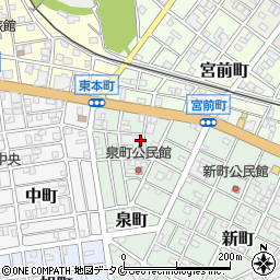 鹿児島県枕崎市泉町周辺の地図