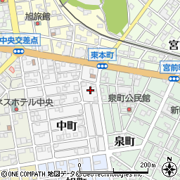 入佐公園周辺の地図