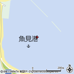 魚見港周辺の地図