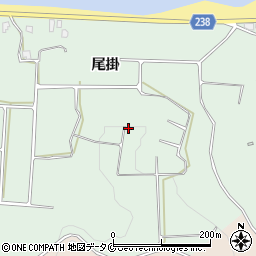 鹿児島県指宿市西方3495-2周辺の地図