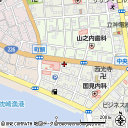 鹿児島県枕崎市折口町101周辺の地図