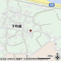 鹿児島県指宿市下吹越4011-5周辺の地図