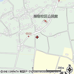 鹿児島県指宿市中川247周辺の地図