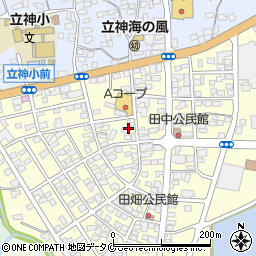 〒898-0025 鹿児島県枕崎市立神本町の地図