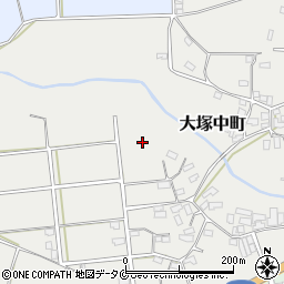 鹿児島県枕崎市大塚中町周辺の地図
