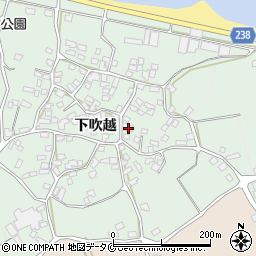 鹿児島県指宿市下吹越4015周辺の地図
