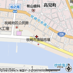 松之尾公園周辺の地図