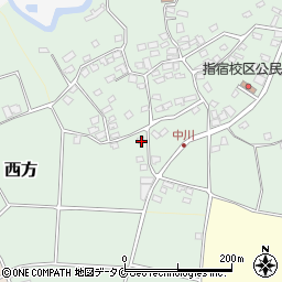 鹿児島県指宿市西方94周辺の地図