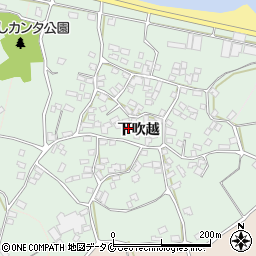 鹿児島県指宿市下吹越4097周辺の地図