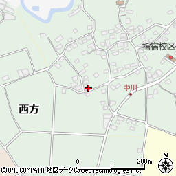 鹿児島県指宿市西方2499周辺の地図