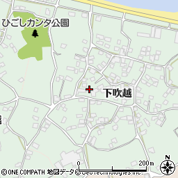 鹿児島県指宿市下吹越4099周辺の地図