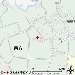 鹿児島県指宿市西方2502-1周辺の地図