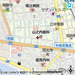鹿児島県枕崎市西本町180周辺の地図