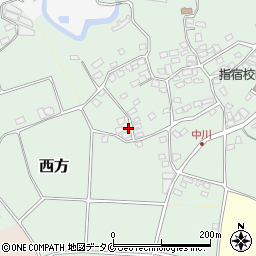 鹿児島県指宿市西方2502周辺の地図