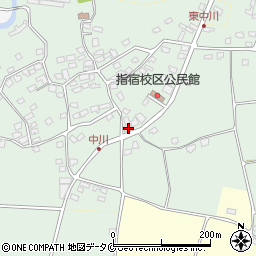 鹿児島県指宿市中川2461-2周辺の地図
