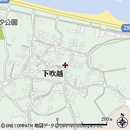 鹿児島県指宿市下吹越4087周辺の地図