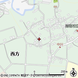 鹿児島県指宿市西方2530周辺の地図