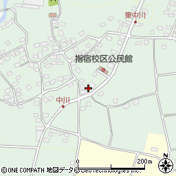 鹿児島県指宿市中川2451-1周辺の地図