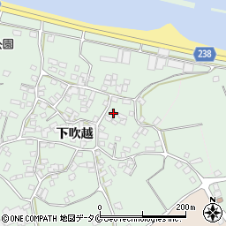 鹿児島県指宿市下吹越4022周辺の地図