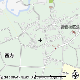 鹿児島県指宿市西方2504周辺の地図