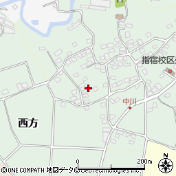 鹿児島県指宿市西方2529周辺の地図