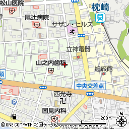 鹿児島県枕崎市西本町50周辺の地図