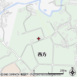 鹿児島県指宿市西方2552周辺の地図