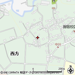 鹿児島県指宿市中川2528周辺の地図